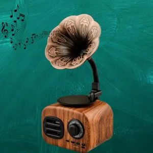 Trumpet Tunes Retro Wireless Bluetooth Speaker
